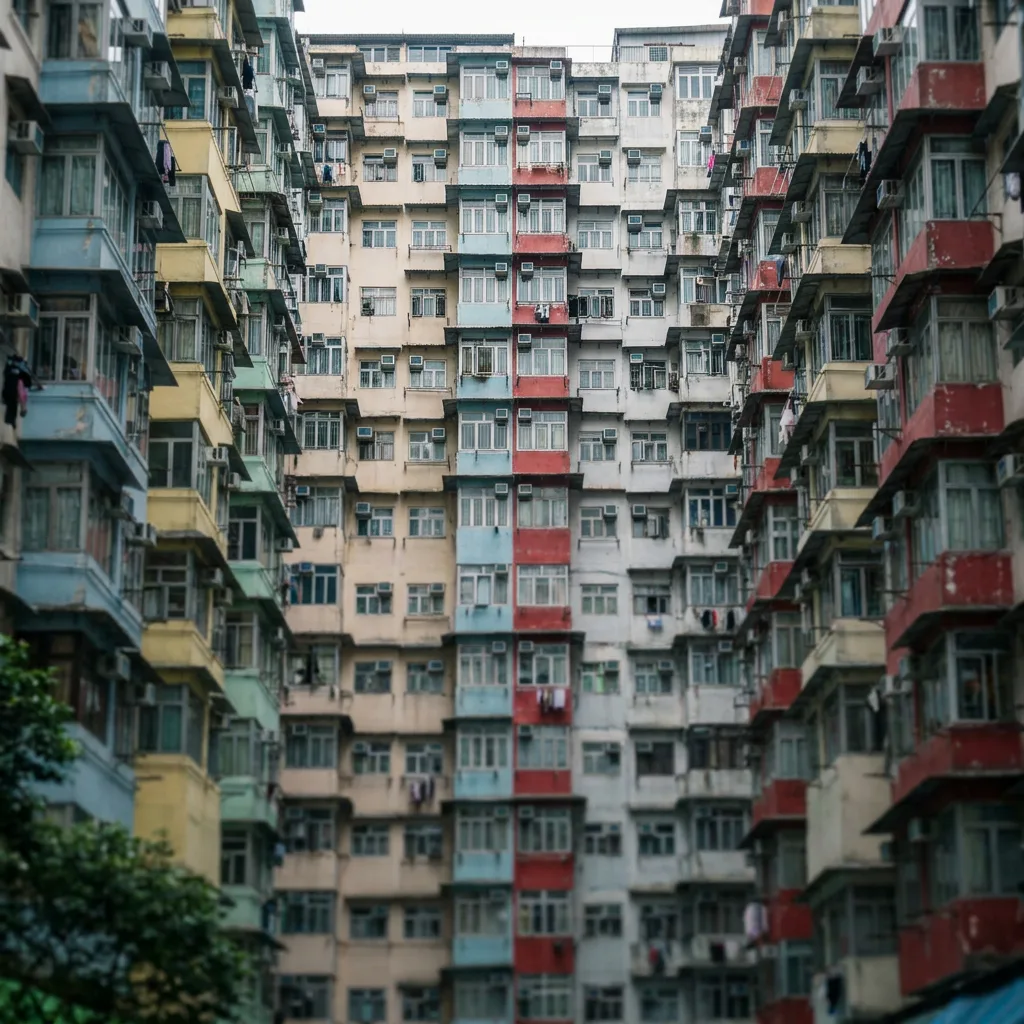 帖文示範：鰂魚涌一排排嘅住宅大廈